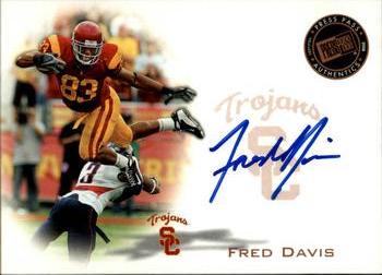 Fred Davis #PPS-FD 2008 Press Pass Autograph Football