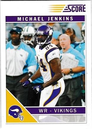 Michael Jenkins #16 Football Cards 2011 Panini Score