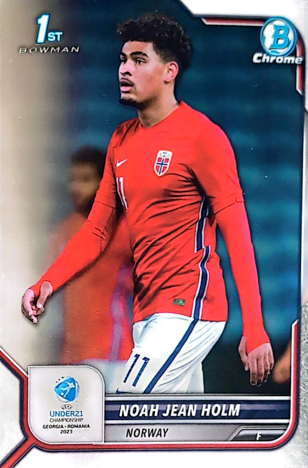 Noah Jean Holm #48 2022 Bowman Chrome Road To UEFA U21