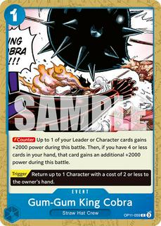 Gum-Gum King Cobra OP11-059