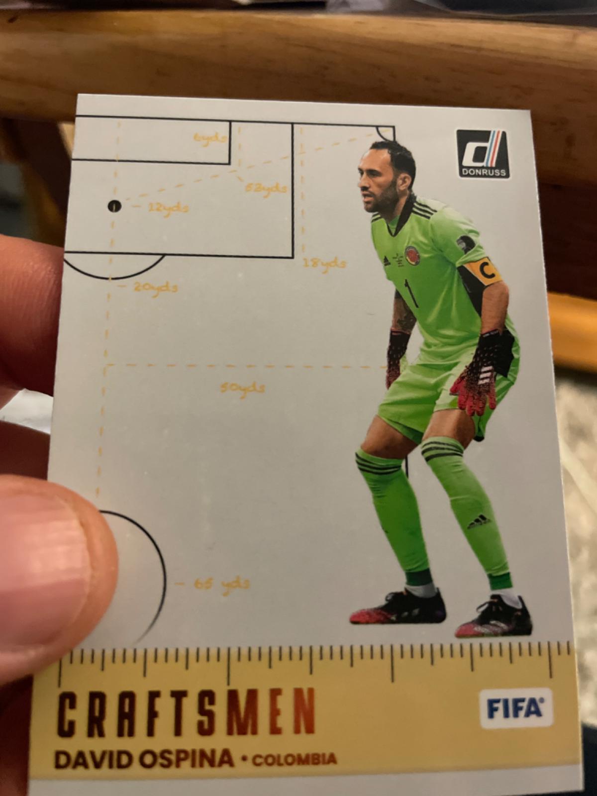 David Ospina #24 Soccer Cards 2022 Panini Donruss Craftsmen