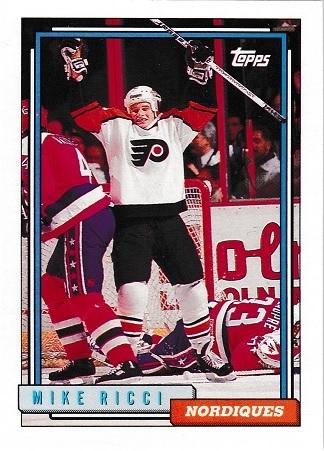 Mike Ricci #86 1992-93 Topps Hockey