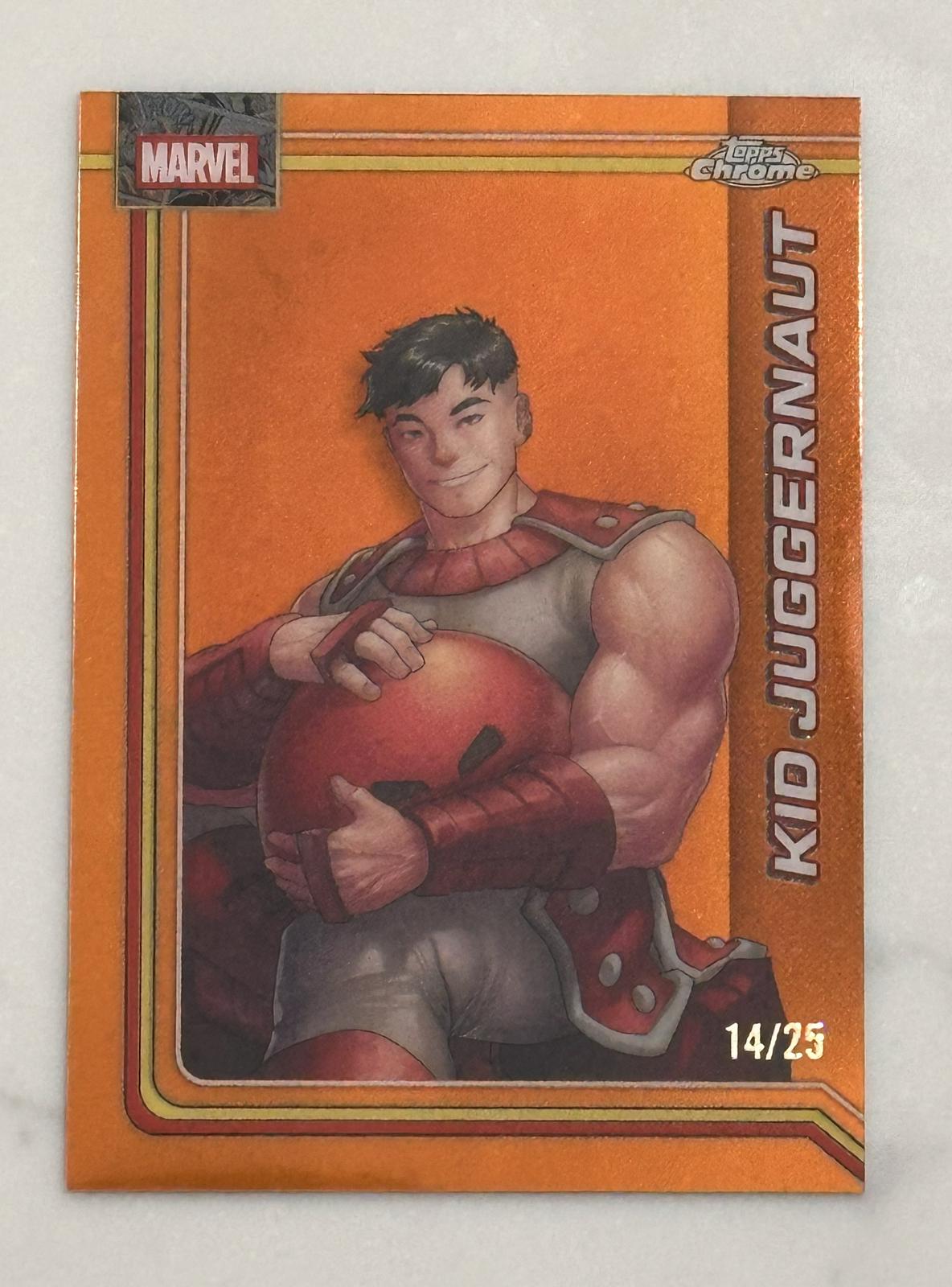 Kid Juggernaut Orange Refractor