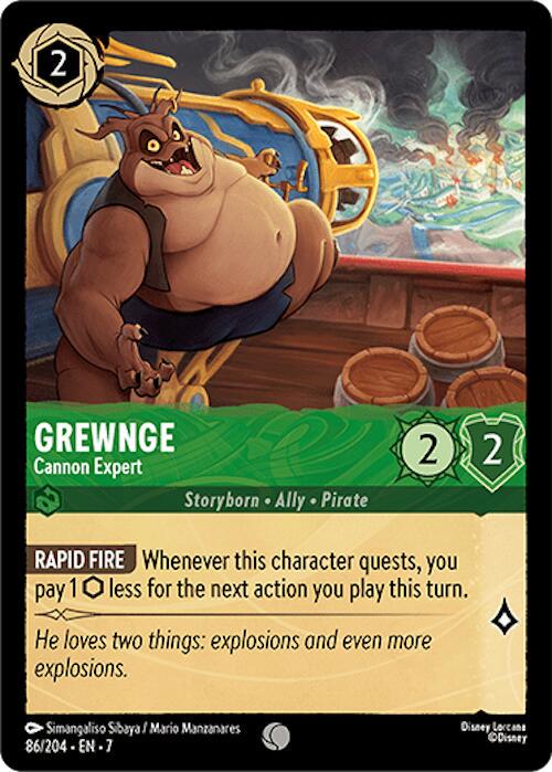 Grewnge - Cannon Expert #86 Lorcana Archazia's Island