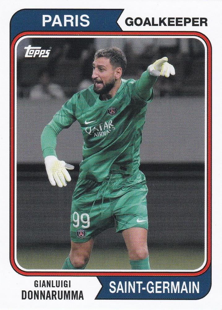 Gianluigi Donnarumma #36 2023 Topps Paris Saint Germain Team Set Soccer