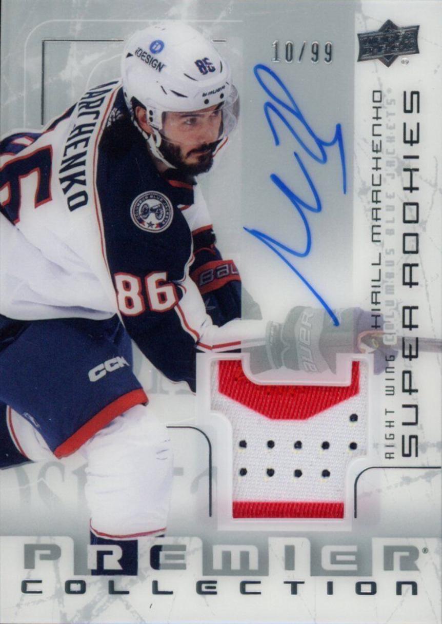 Kirill Marchenko #SRR-HM Hockey Cards 2022 Upper Deck Premier Rookie Auto Patch