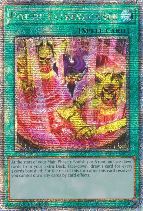 Pot of Extravagance RA04-EN093 YuGiOh Quarter Century Stampede