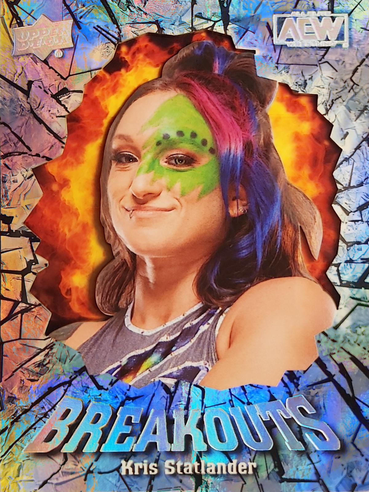 Kris Statlander #BO-8 Wrestling Cards 2022 Upper Deck AEW Breakouts