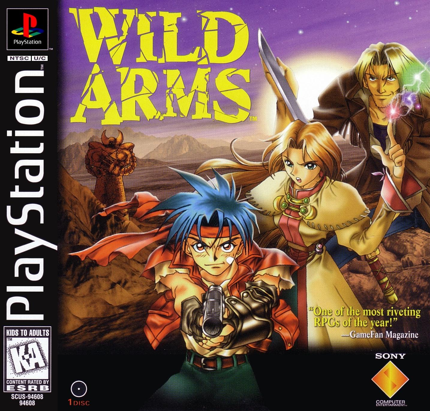 Wild Arms Sur PS1 – Version NTSC US Complète (CIB), État Correct