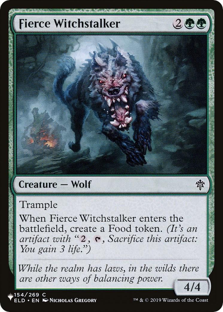 Fierce Witchstalker (Magic The List Reprints)