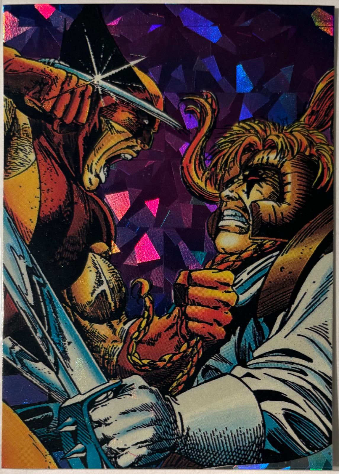 Attitude #P3 Marvel 1992 Comic Images Wolverine From Then 'Til Now II Prism
