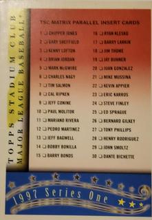 Checklist Card 4 Of 4