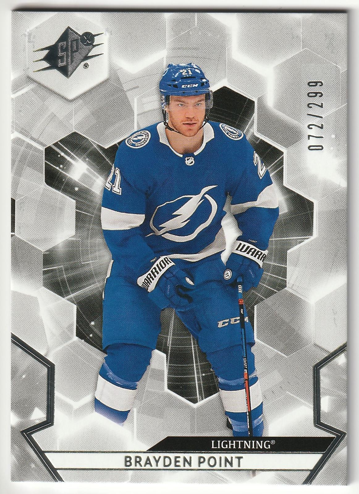 Brayden Point #4 Hockey Cards 2020 SPx