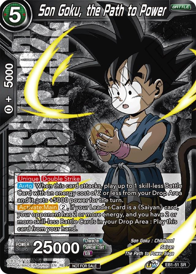 Son Goku, the Path to Power EB1-51 Dragon Ball Fusion World Promos