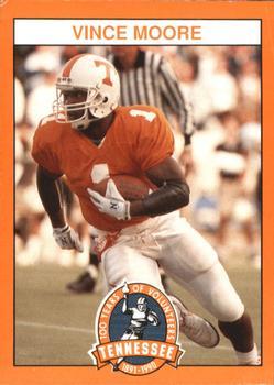 Vince Moore #1 Football Cards 1990 Tennessee Volunteers Centennial