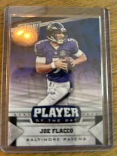 Joe Flacco #3 Football Cards 2016 Panini Playbook Player of the Day