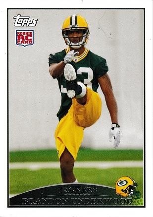 Brandon Underwood #344 Football Cards 2009 Topps