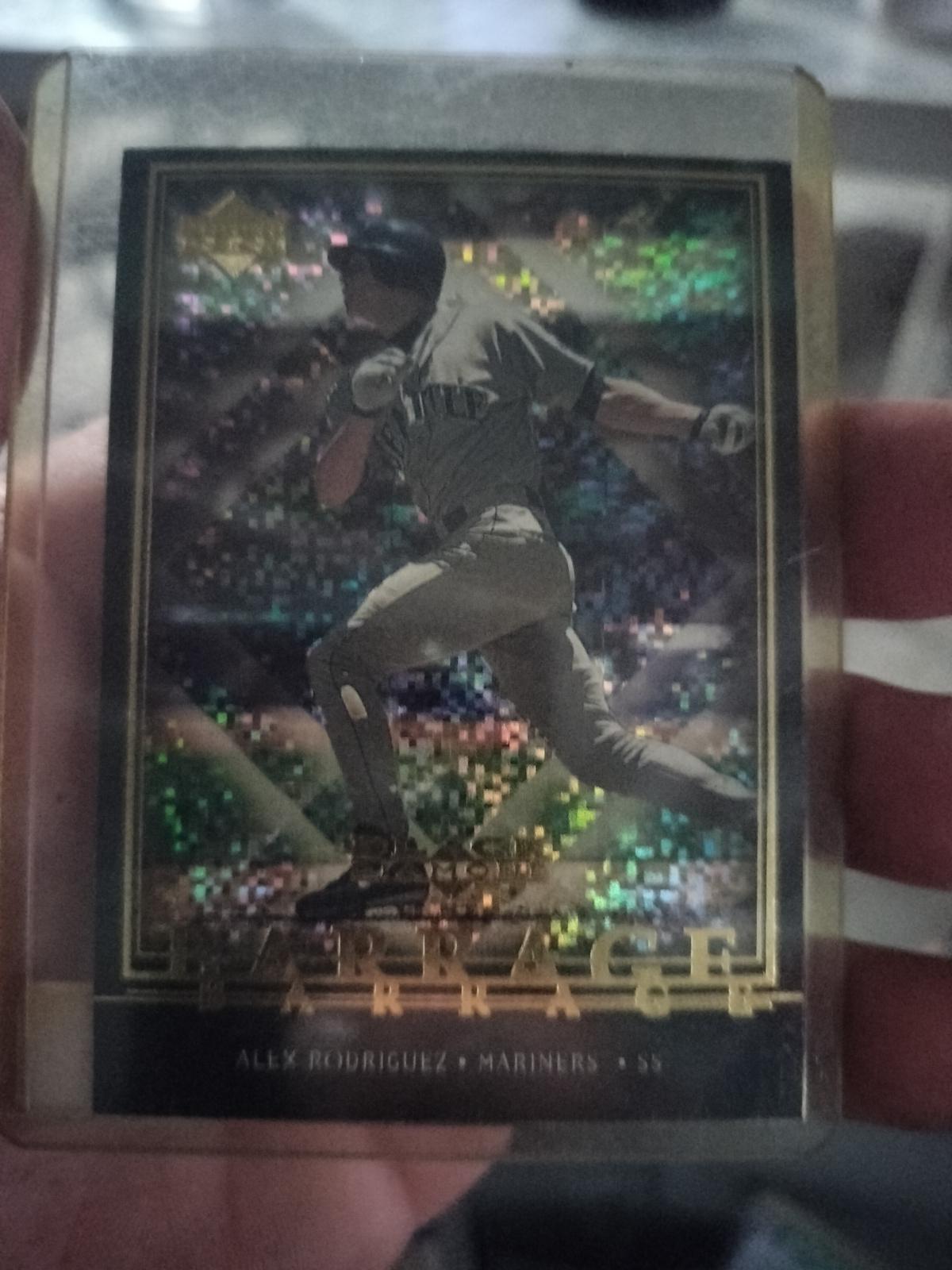 Alex Rodriguez #B6 Baseball Cards 2000 U.D. Black Diamond Barrage