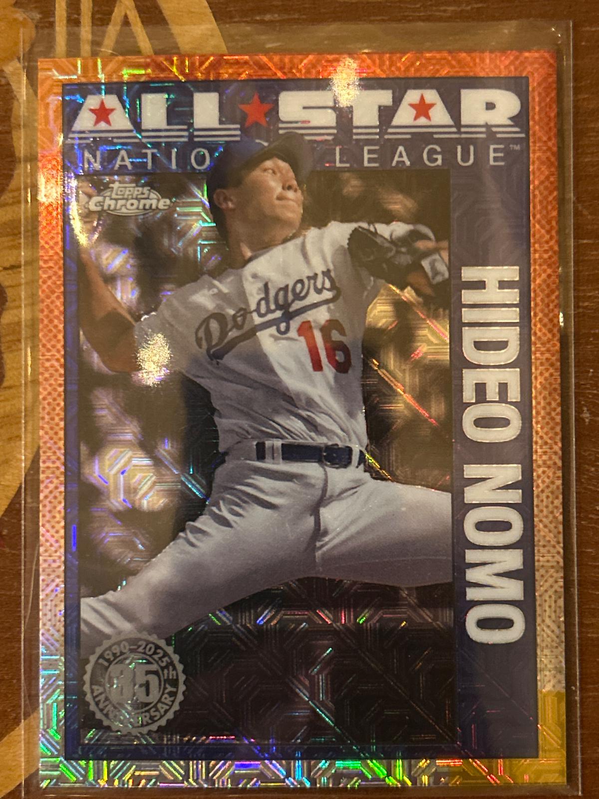 Hideo Nomo #90ASC-42 Prices | 2025 Topps 1990 Chrome All-Star