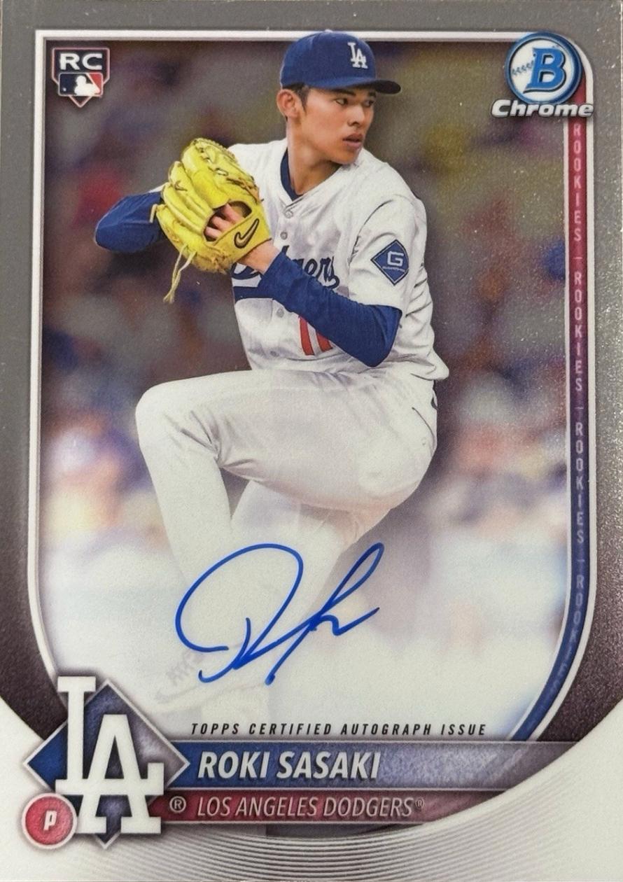 Roki Sasaki #CRA-RS Prices | 2025 Bowman Chrome Rookie Autograph
