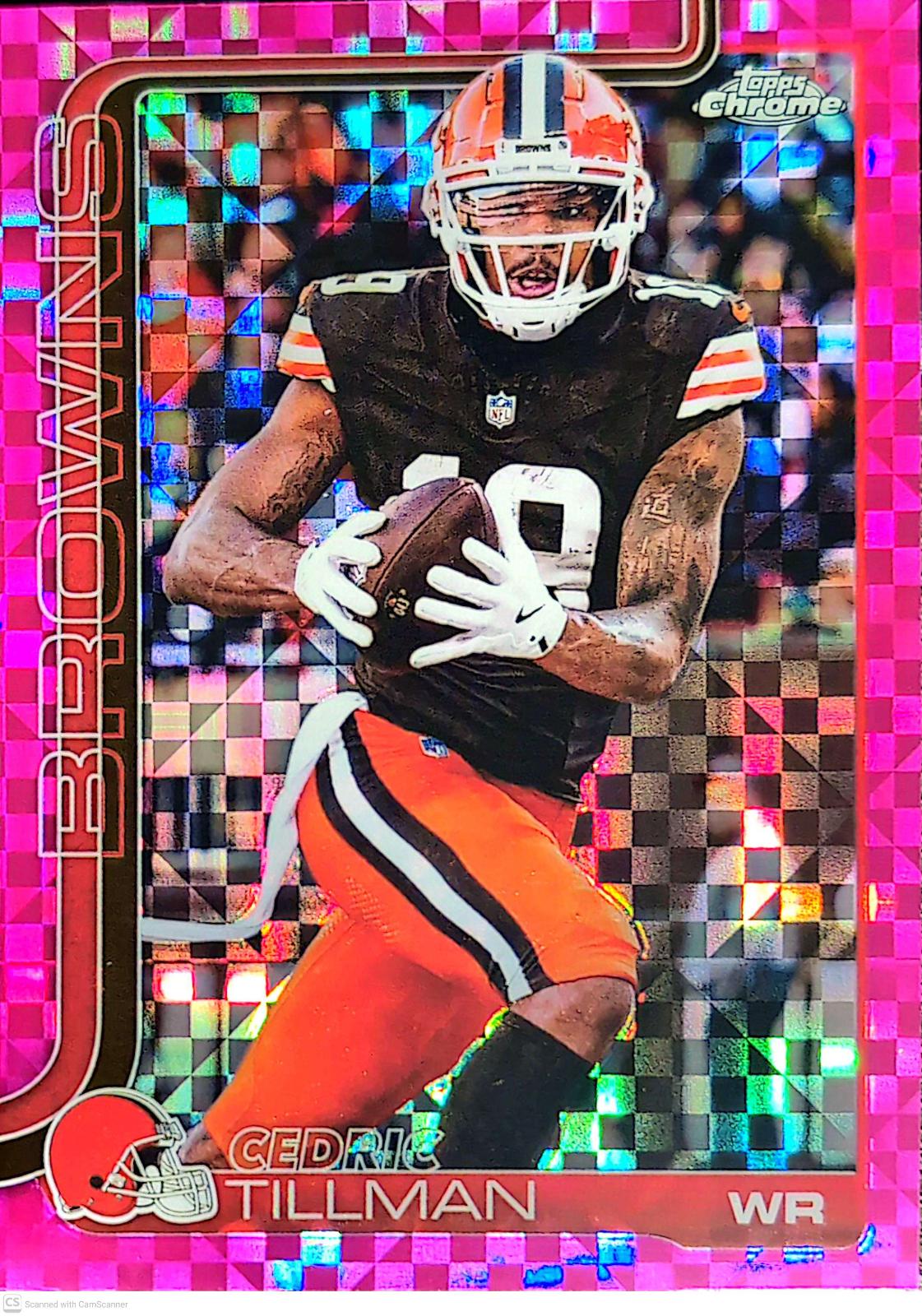 Cedric Tillman [X-Fractor Pink] #67