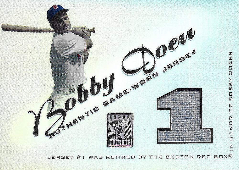 Bobby Doerr #RJ-BDO 2001 Topps Tribute Game Worn Jersey Baseball