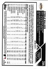 Back Of Card | Steele Walker Baseball Cards 2023 Topps