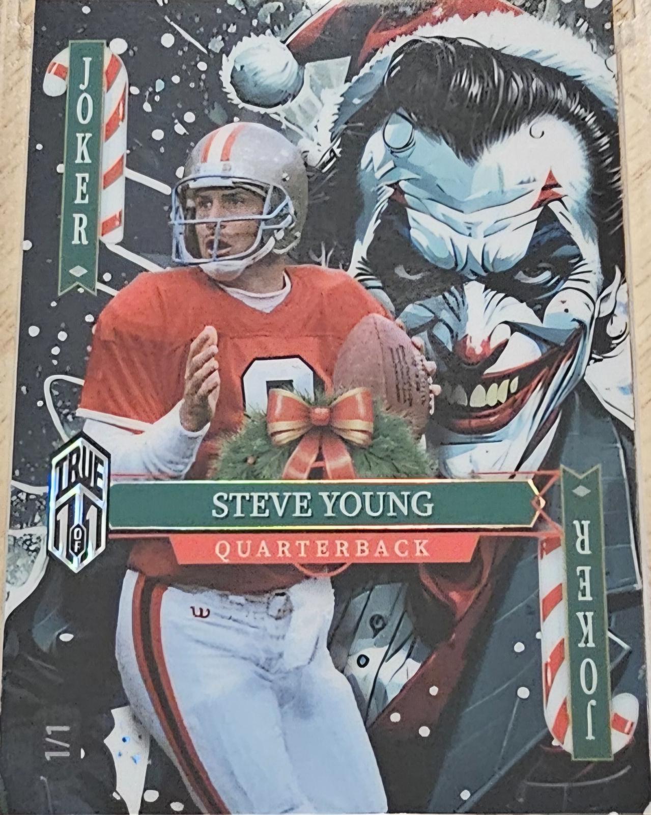 Steve Young #SDJWM-SYNDT05 2025 Wild Card 5 Card Draw Jokers Wild Football