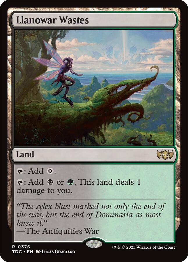 Llanowar Wastes #376 Magic Tarkir: Dragonstorm Commander