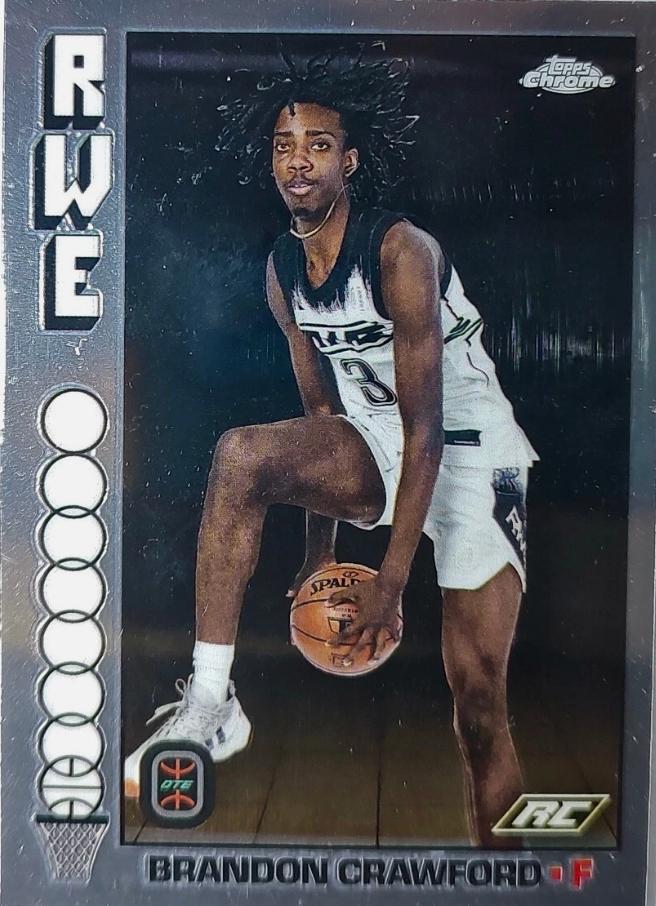 Brandon Crawford #TB-1 2023 Topps Chrome Overtime Elite 1976 Basketball