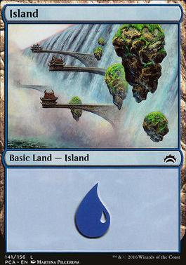 Island #141 Magic Planechase Anthology