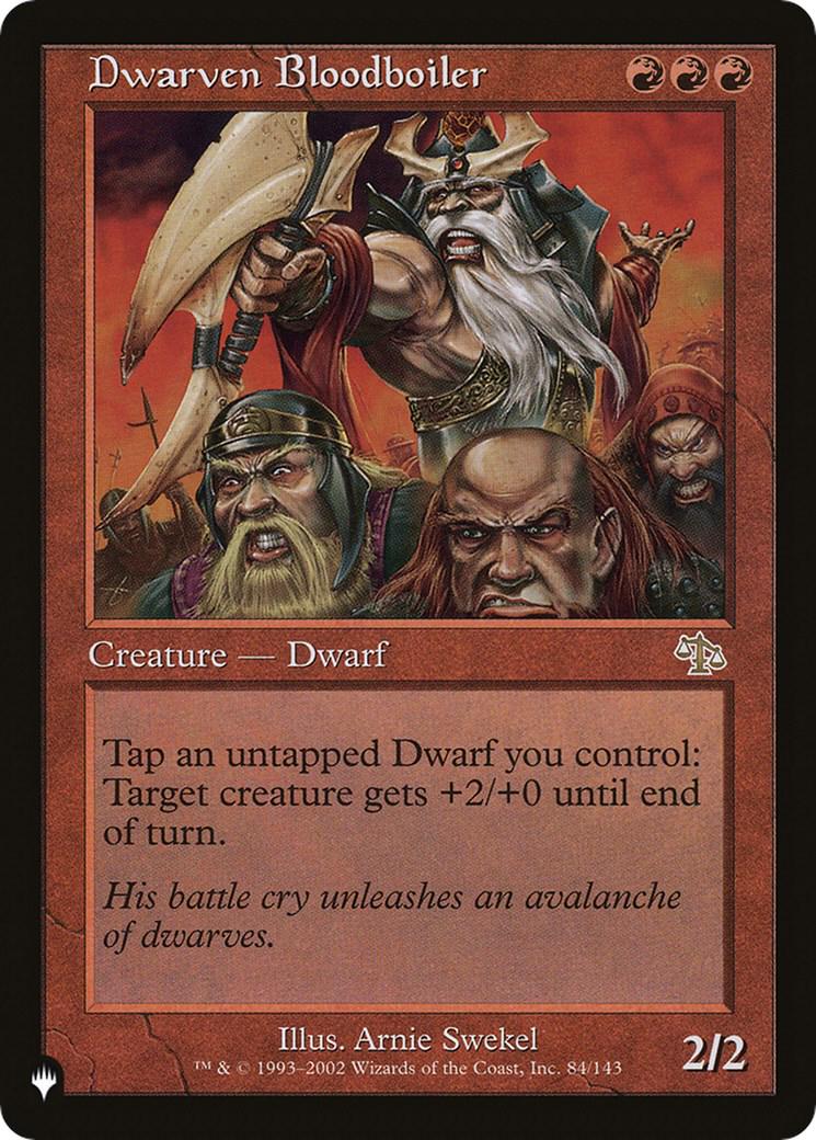 Dwarven Bloodboiler #84 Magic The List Reprints