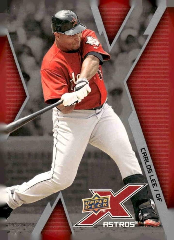Carlos Lee #39 Baseball Cards 2009 Upper Deck X