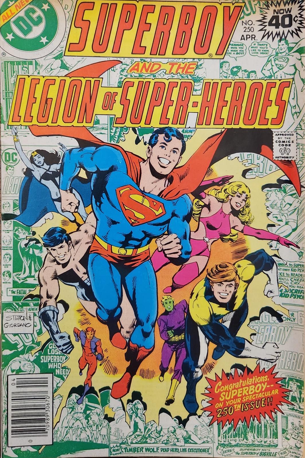 Superboy And The Legion Of Super Heroes #250 (1979) Comic Books Superboy and the Legion of Super-Heroes