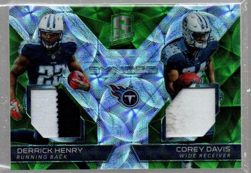 Corey Davis/Derrick Henry [Neon Green] #15