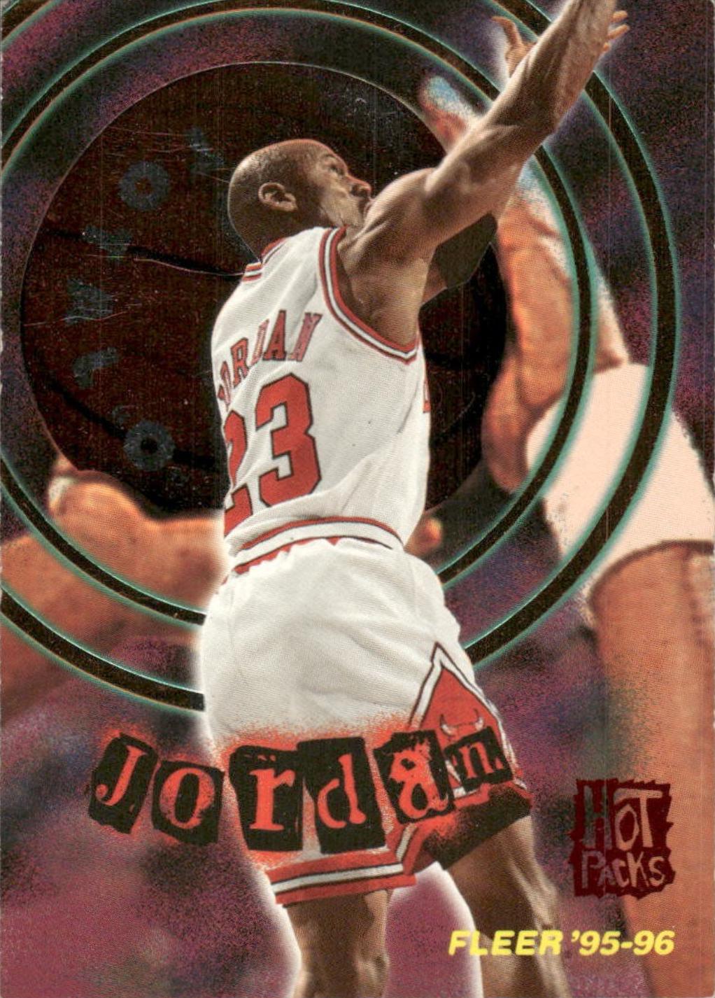 Michael Jordan #2 1995 Fleer Total O Hot Pack Basketball