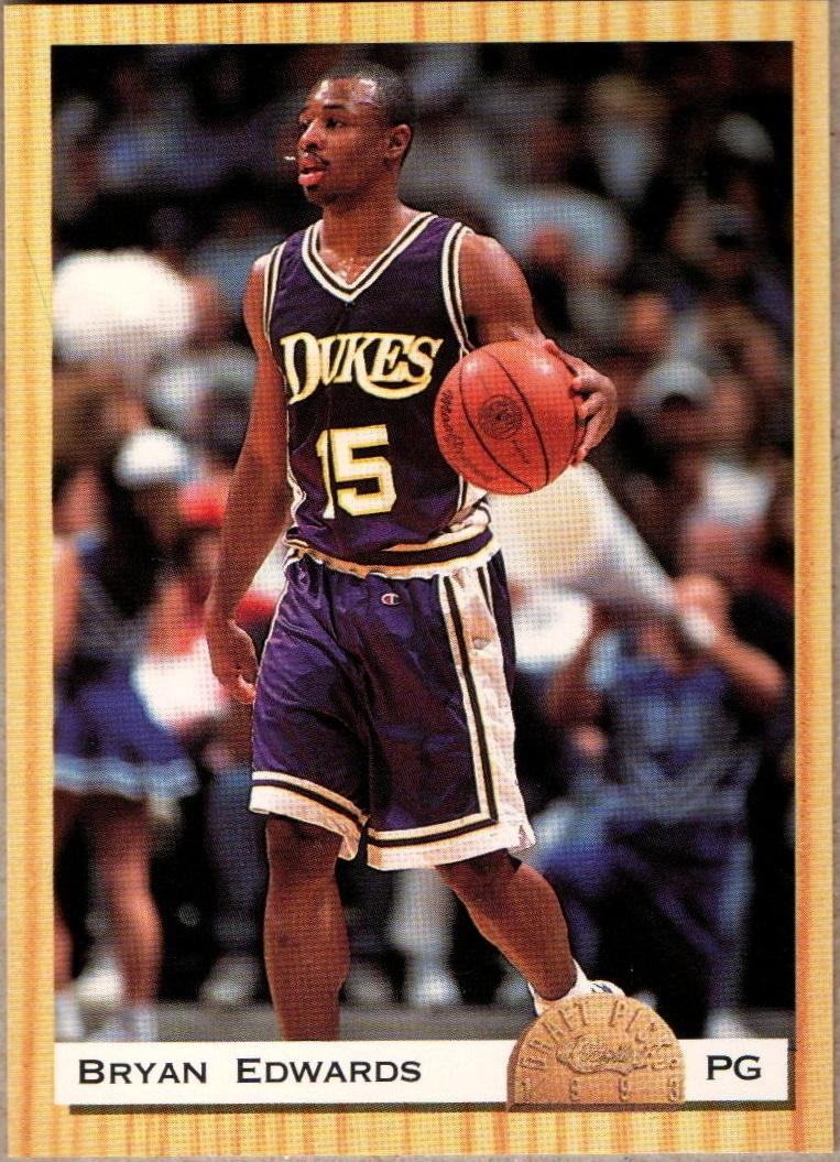 Bryan Edwards #29 Basketball Cards 1993 Classic