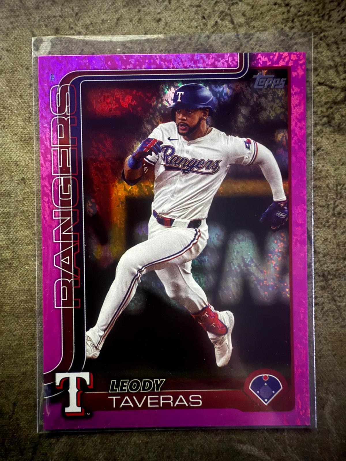 Leody Taveras [Pink Foil] #50 Prices | 2025 Topps | Baseball Cards