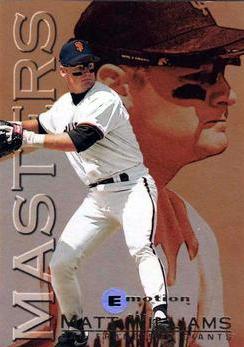Matt Williams #10 Baseball Cards 1995 Emotion Masters
