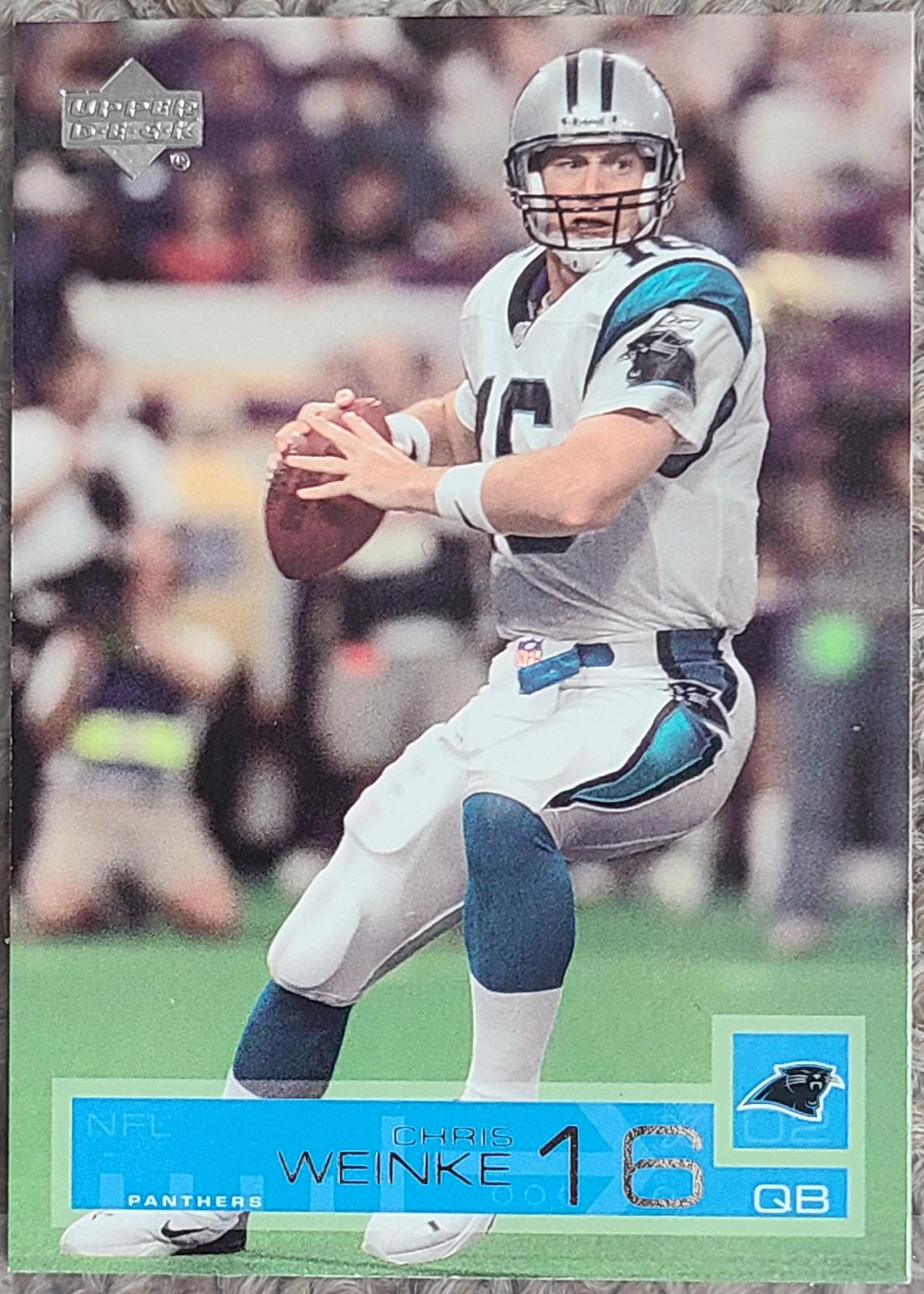 Chris Weinke #24 Football Cards 2002 Upper Deck