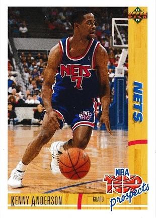 Kenny Anderson #444 Basketball Cards 1991 Upper Deck