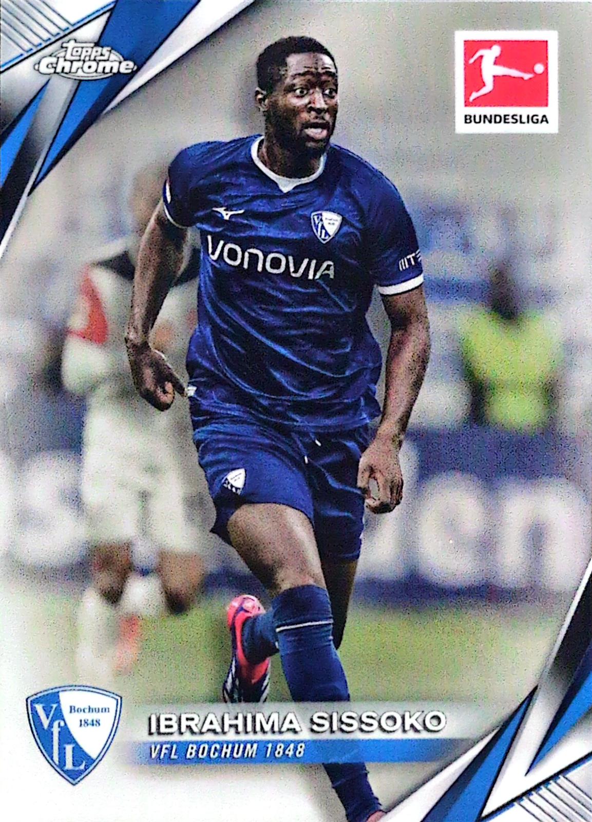 Ibrahima Sissoko #13 2024 Topps Chrome Bundesliga Soccer