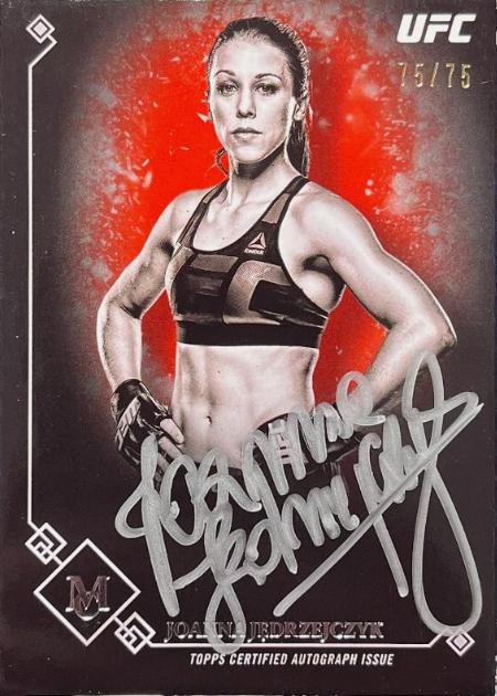 Joanna Jedrzejczyk #MA-JJ Ufc Cards 2017 Topps UFC Museum Collection Autographs