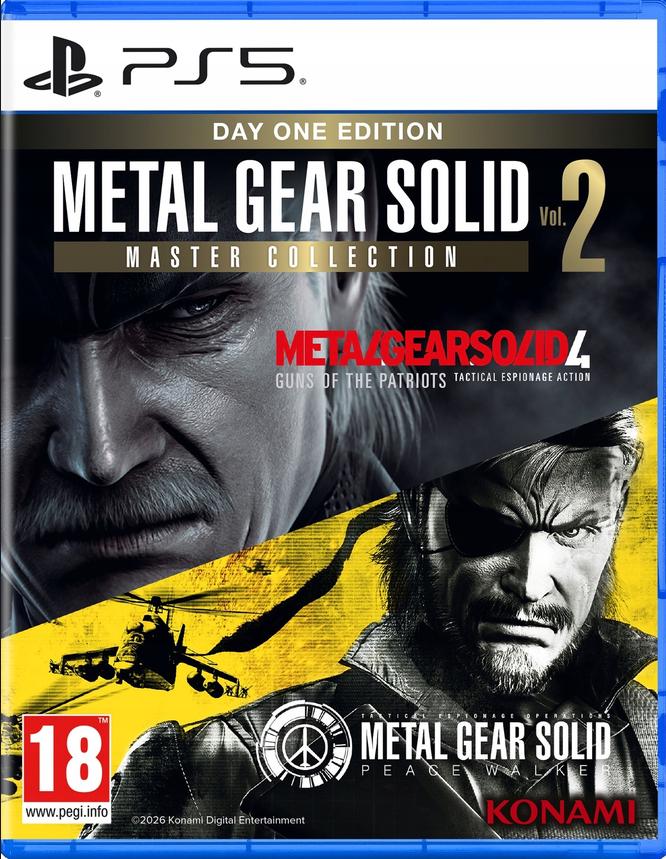 Carátula de Metal Gear Solid: Master Collection Vol. 2 Day One Edition para PS5 para PS5 (edición PAL España)