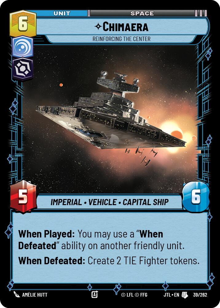 Chimaera - Reinforcing the Center #39 Star Wars Unlimited: Jump to Lightspeed