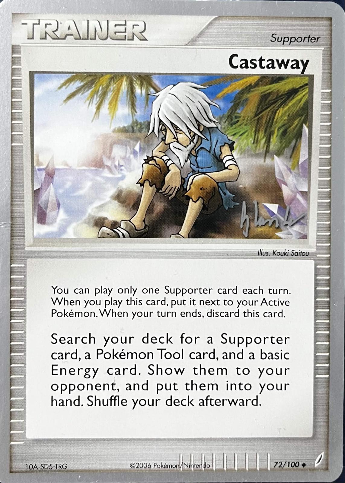 Castaway Empotech #72 Pokémon Card from Pokemon World Championships 2008 Set 