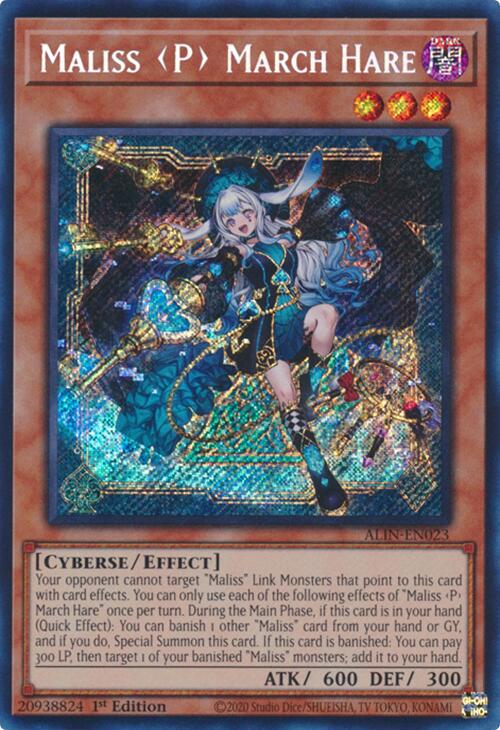 Maliss P March Hare ALIN-EN023 YuGiOh Alliance Insight
