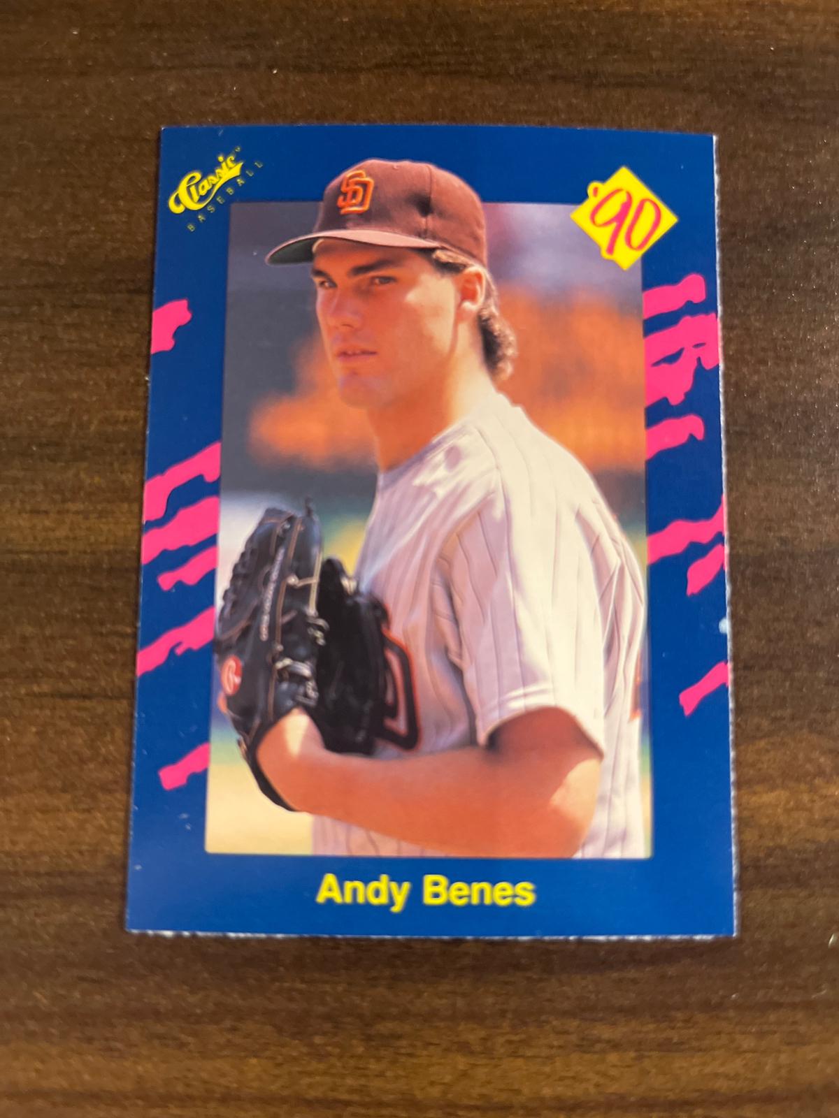 Andy Benes #120 Baseball Cards 1990 Classic