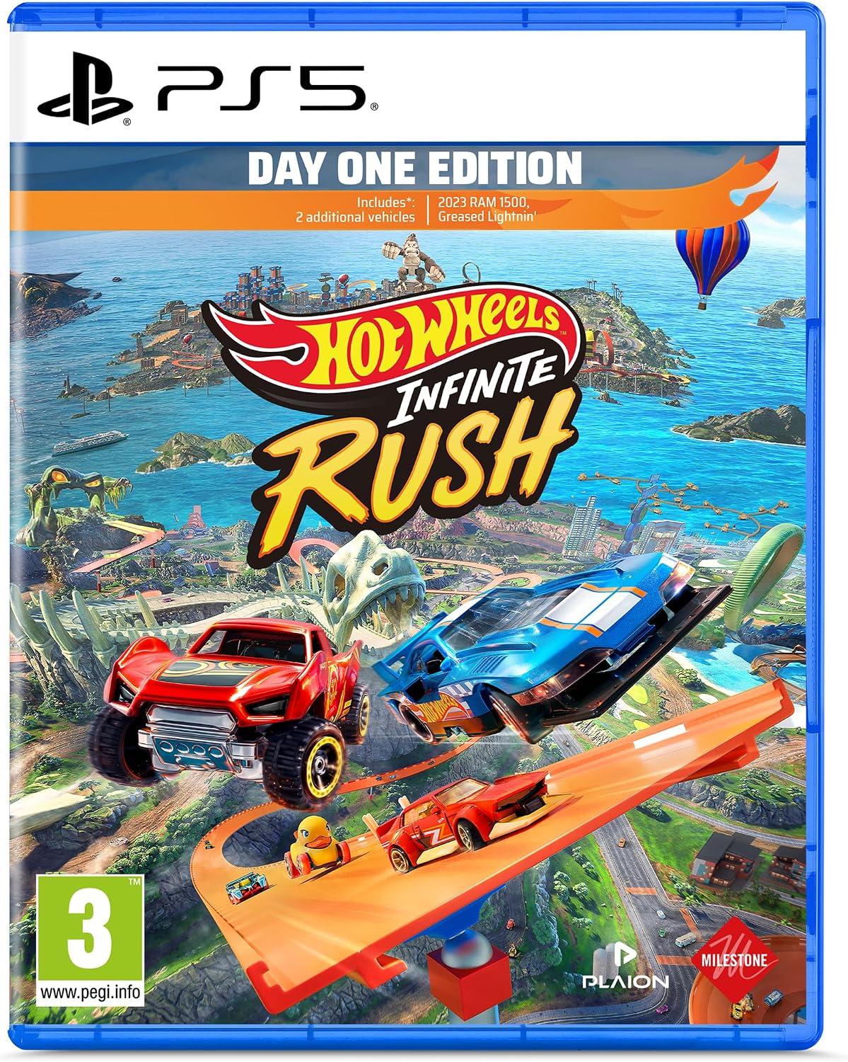 Carátula de Hot Wheels Infinite Rush Day One Edition para PS5 (edición PAL España)