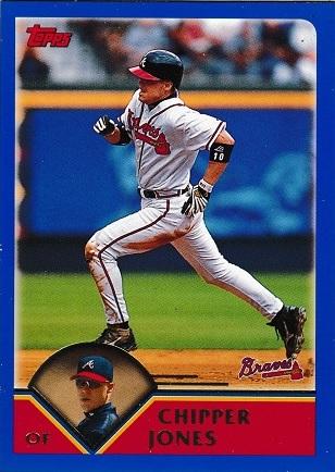 Chipper Jones #370 Baseball Cards 2003 Topps